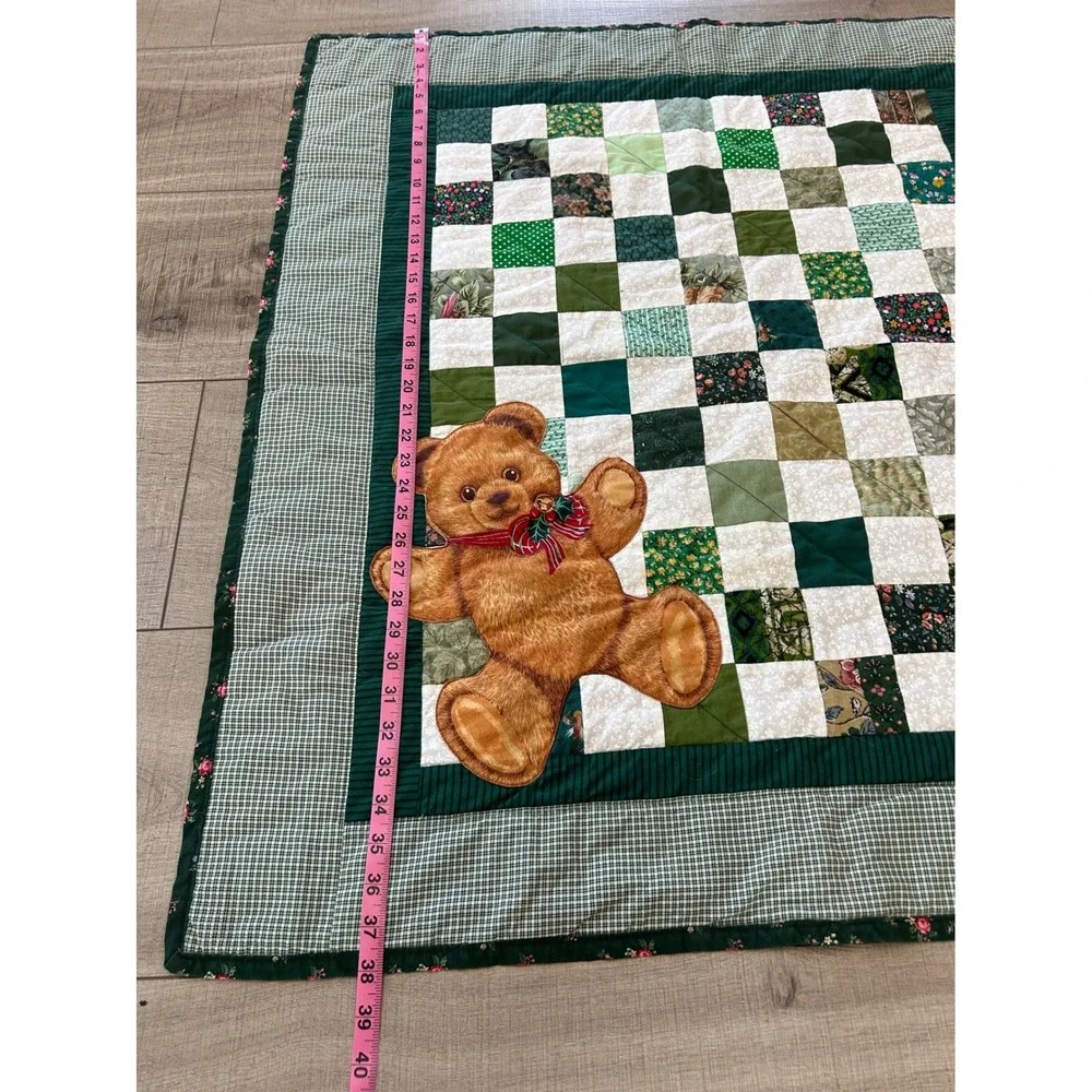 Vintage‎ Handmade Quilt Teddy Bear 